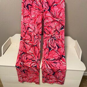 Lilly Pulitzer Georgia May Palazzo Wide Leg Pants. Size Medium